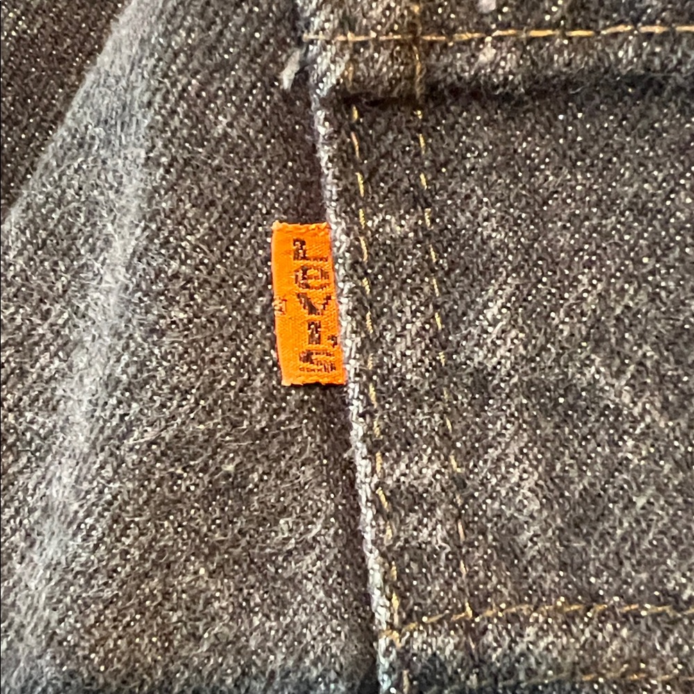 Vintage Orange Tab Levi's 31x30 Faded Black - Picture 4 of 16